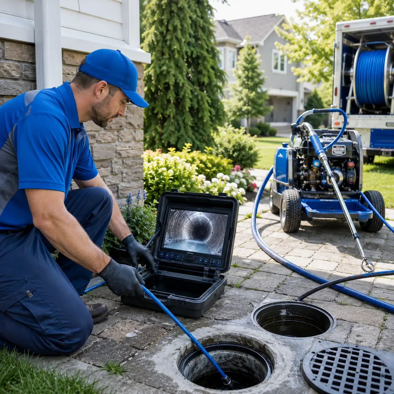 Outdoor drain cleaning professionals serving Collinston, LA