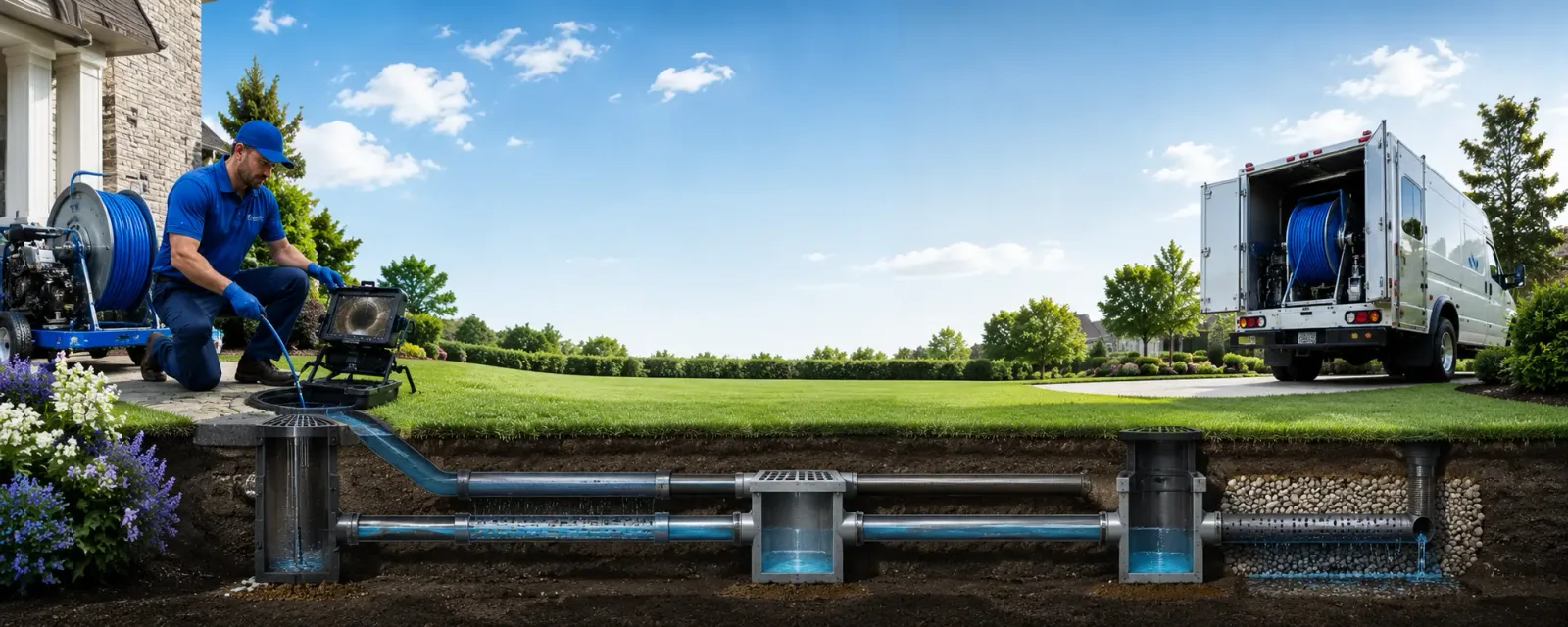 Outdoor drain cleaning information for Collinston, LA